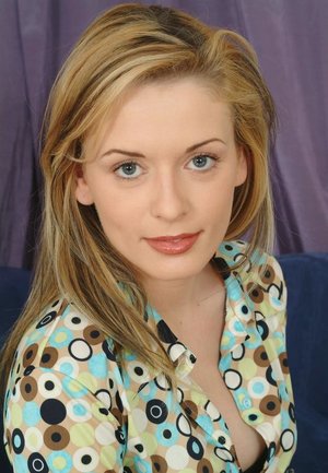 18 year old beauty Kaci Starr stripping off satin bra and panty set